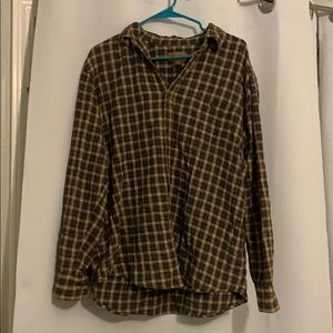Brown flannel